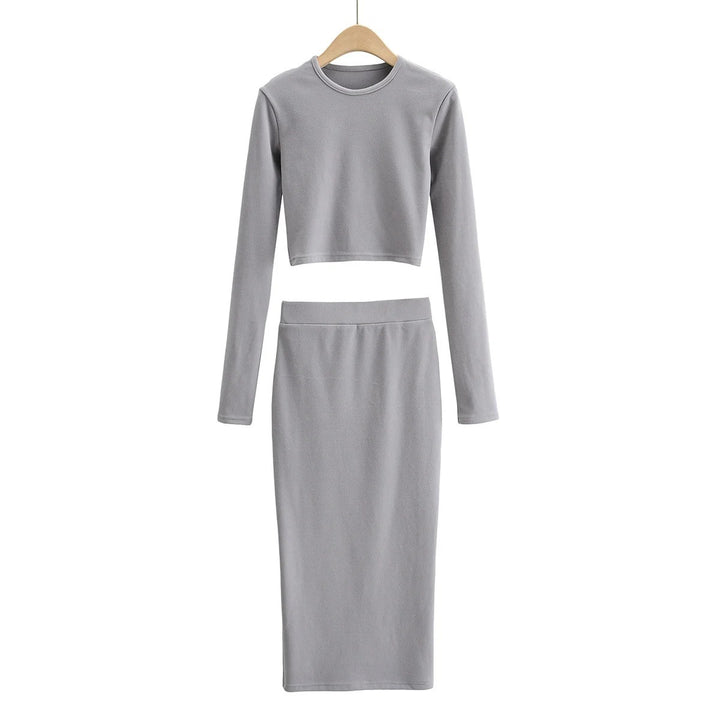 Damer elegant tröja- och kjol-set Eva Jonsson-Eva Jonsson