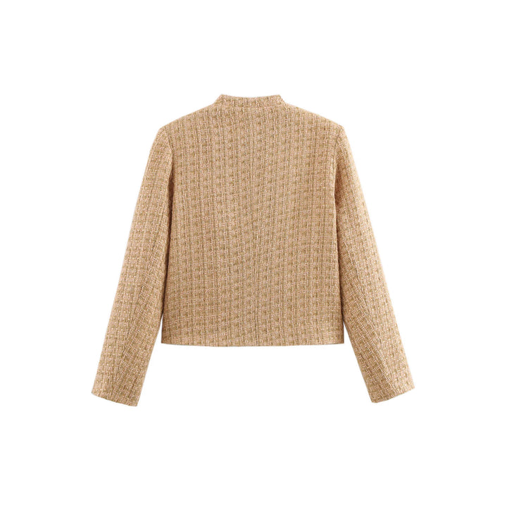 Damer elegant tweedjacka med strukturerad design och praktiska fickor Mirla-Eva Jonsson