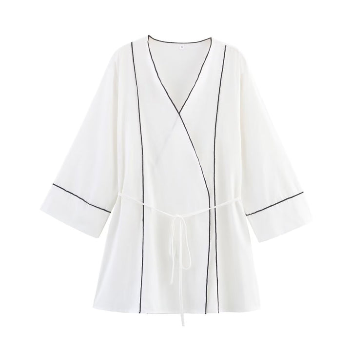 Damer elegant tygbyxa med hög midja och veck Mirla-Eva Jonsson
