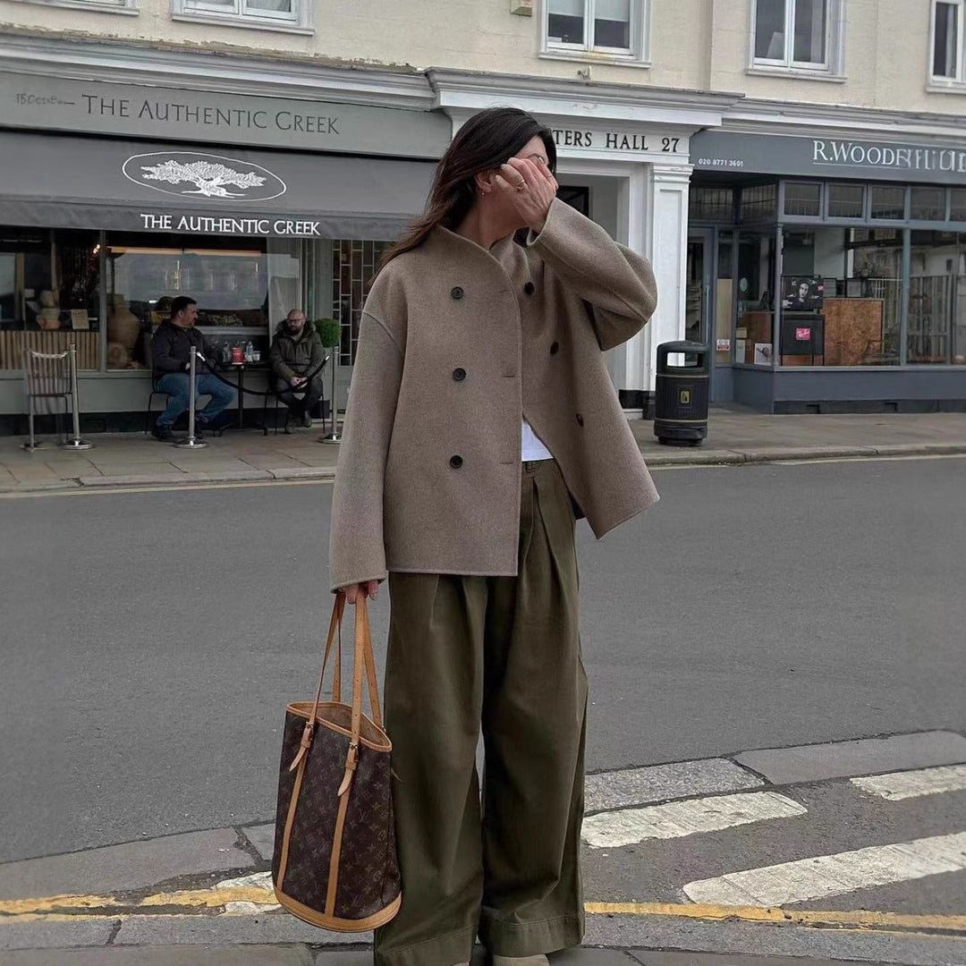Damer elegant ull ytterjacka Mirla-Eva Jonsson