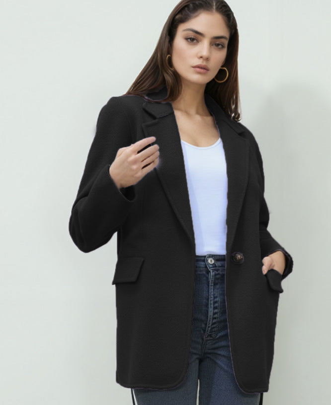 Damer elegant ullblazer-jacka Mirla-Eva Jonsson
