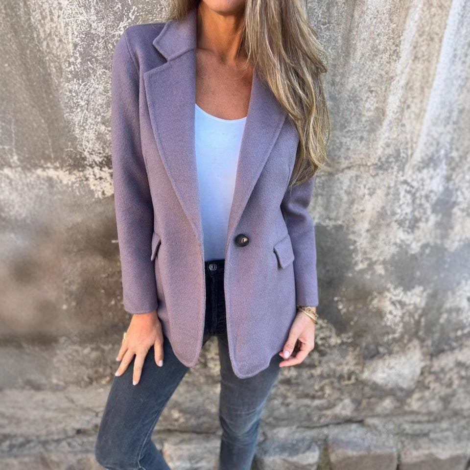 Damer elegant ulljacka med smal passform Mirla-Eva Jonsson