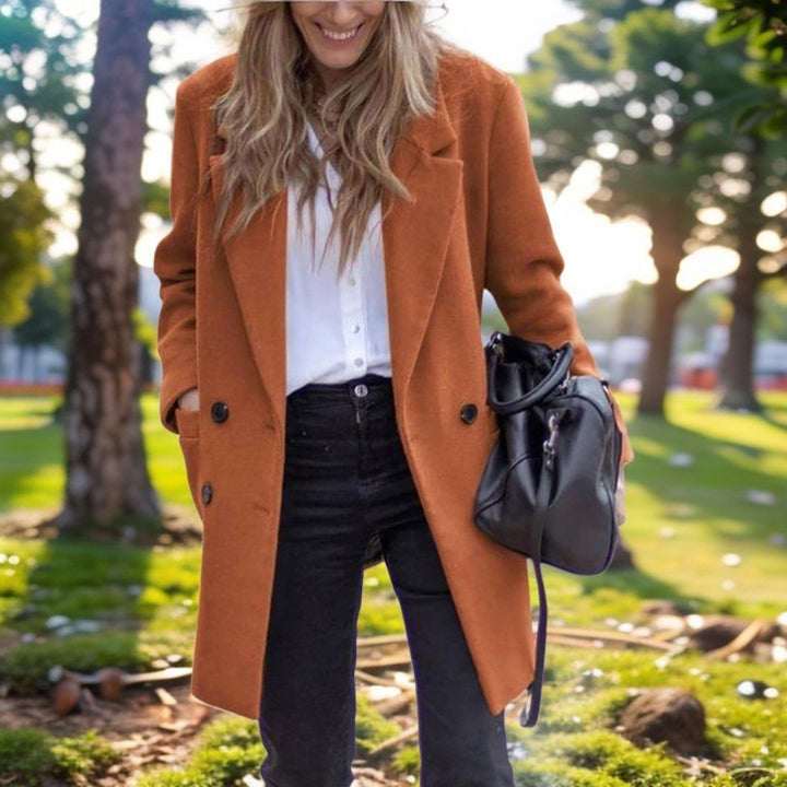 Damer elegant ullövermantel Eva Jonsson-Eva Jonsson