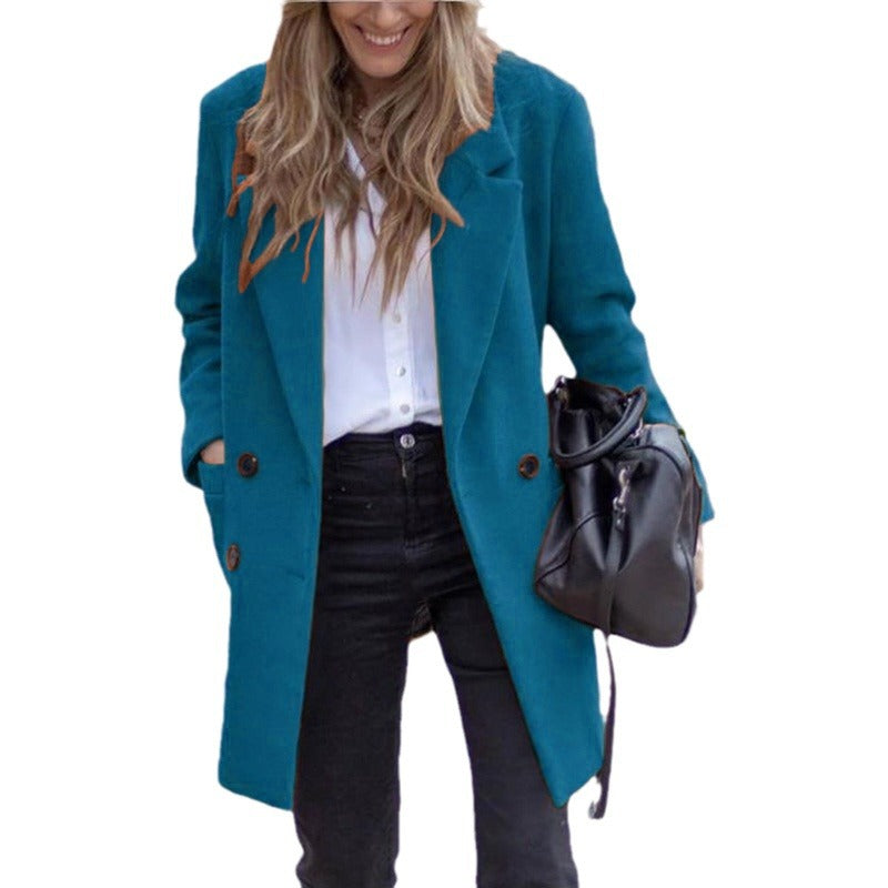 Damer elegant ullövermantel Eva Jonsson-Eva Jonsson