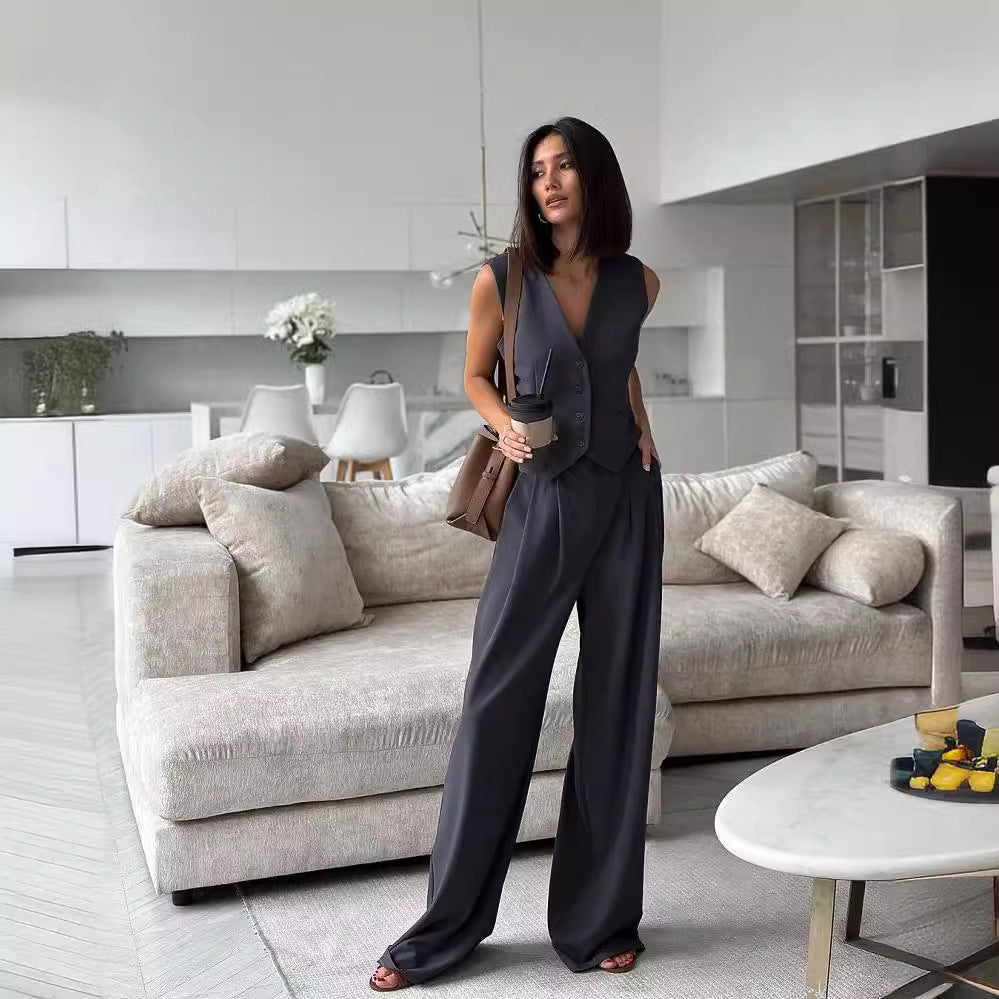 Damer elegant väst med bekväm skärning Mirla-Eva Jonsson
