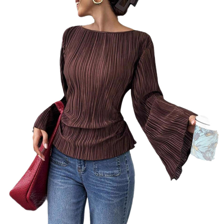 Damer elegant veckblus Mirla-Eva Jonsson