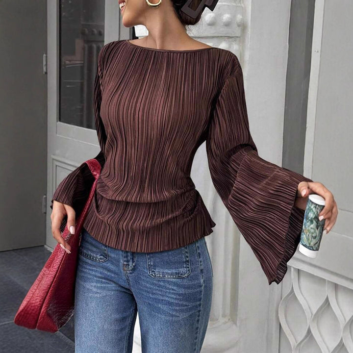 Damer elegant veckblus Mirla-Eva Jonsson
