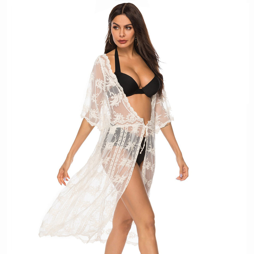 Damer elegant virkad strandkappa Mirla-Eva Jonsson