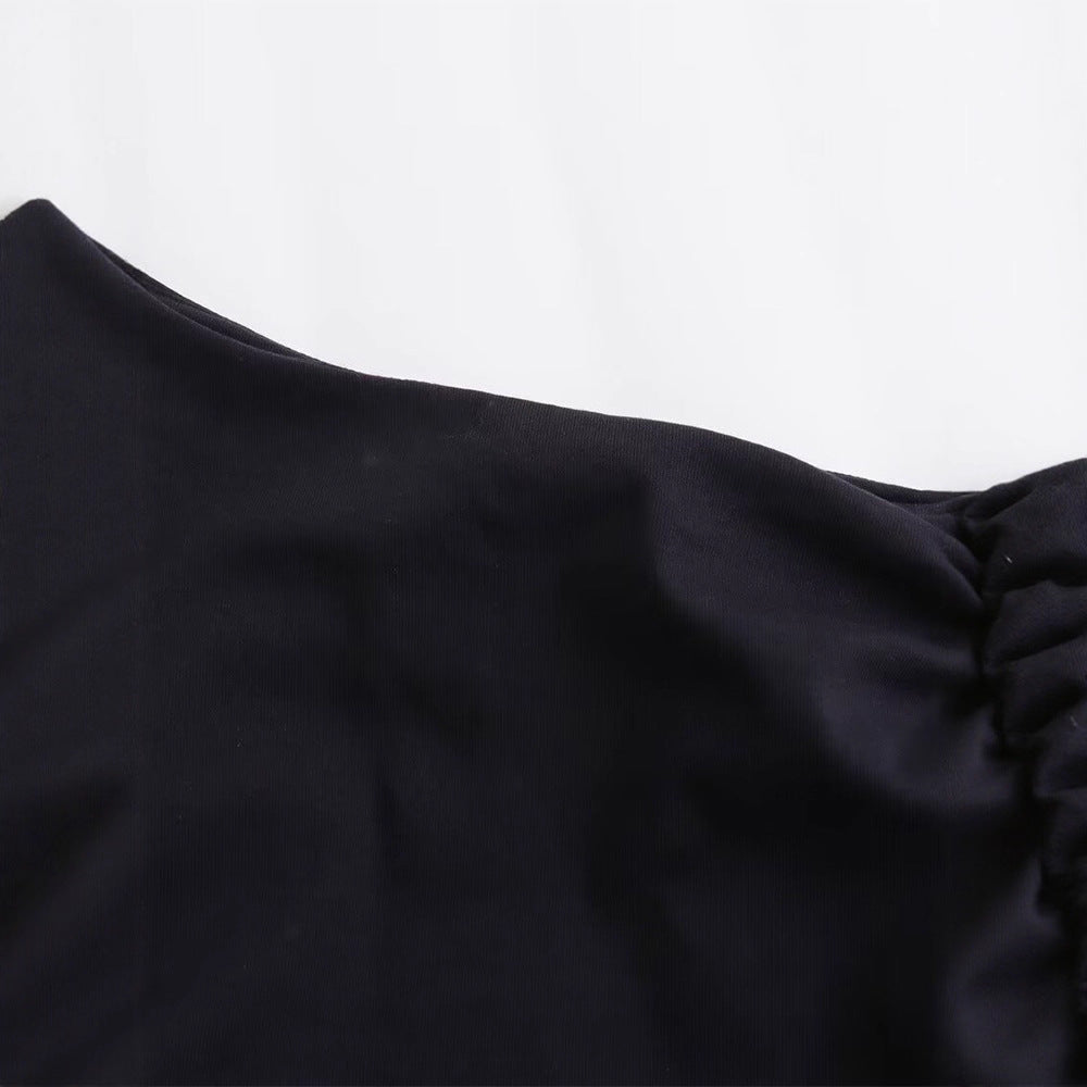 Damer elegant wrap dress med asymmetrisk urringning Eva Jonsson-Eva Jonsson