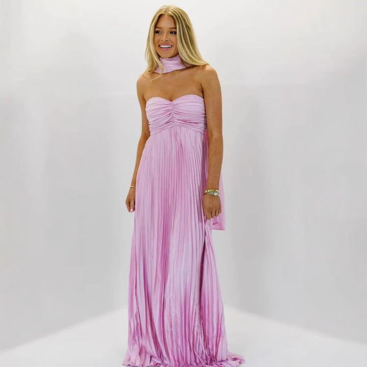 Damer eleganta Maxi kjolar med veck Mirla-Eva Jonsson