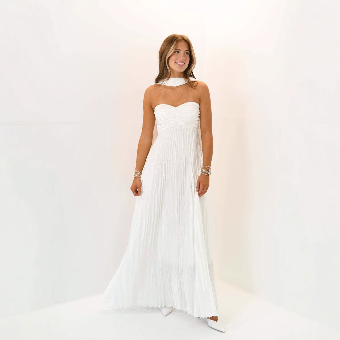 Damer eleganta Maxi kjolar med veck Mirla-Eva Jonsson