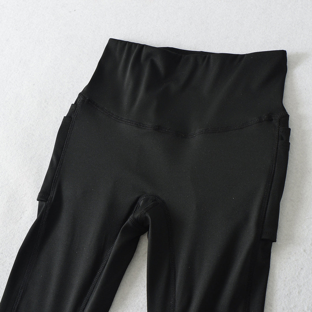 Damer eleganta högmidjade flair leggings Mirla-Eva Jonsson