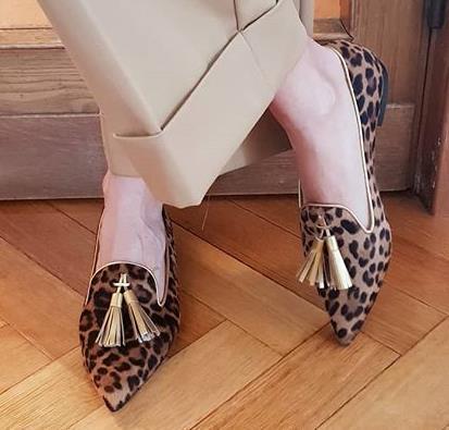 Damer eleganta mockasiner med tofsar Mirla-Eva Jonsson
