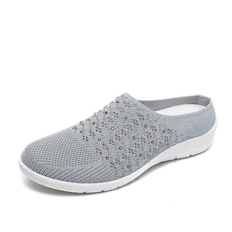 Damer eleganta och bekväma tofflor med strassprydnader Eva Jonsson-Eva Jonsson