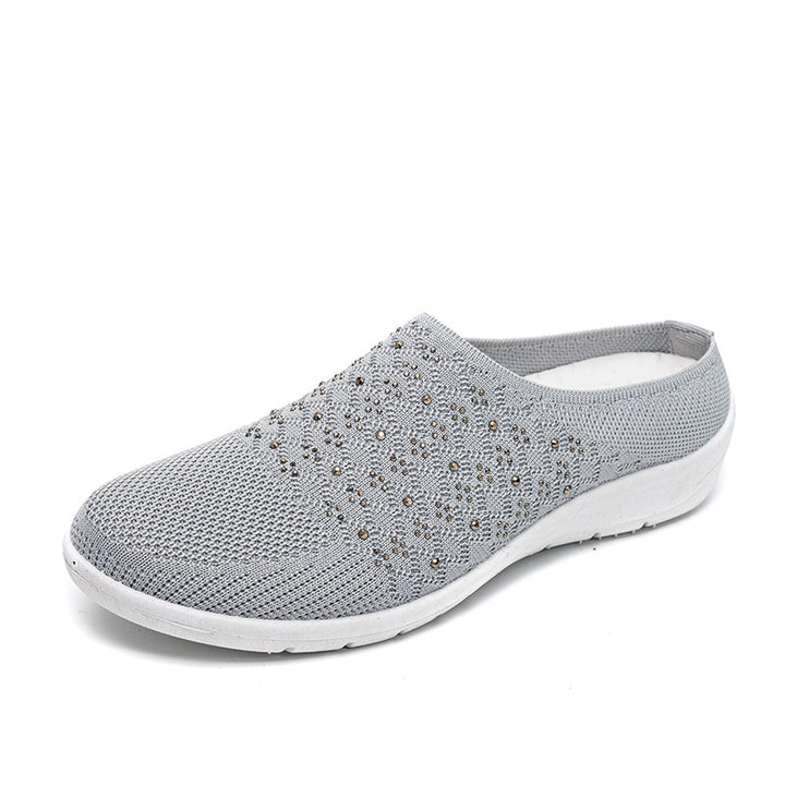 Damer eleganta och bekväma tofflor med strassprydnader Eva Jonsson-Eva Jonsson