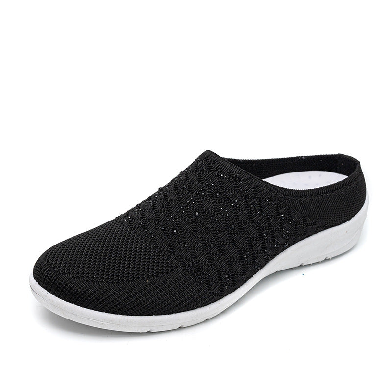 Damer eleganta och bekväma tofflor med strassprydnader Eva Jonsson-Eva Jonsson