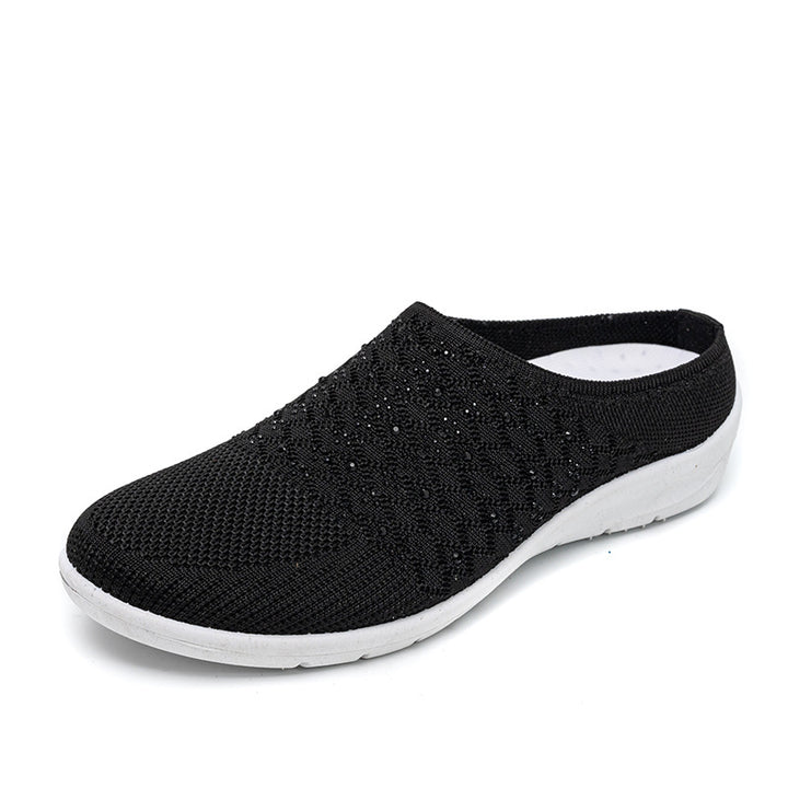 Damer eleganta och bekväma tofflor med strassprydnader Eva Jonsson-Eva Jonsson