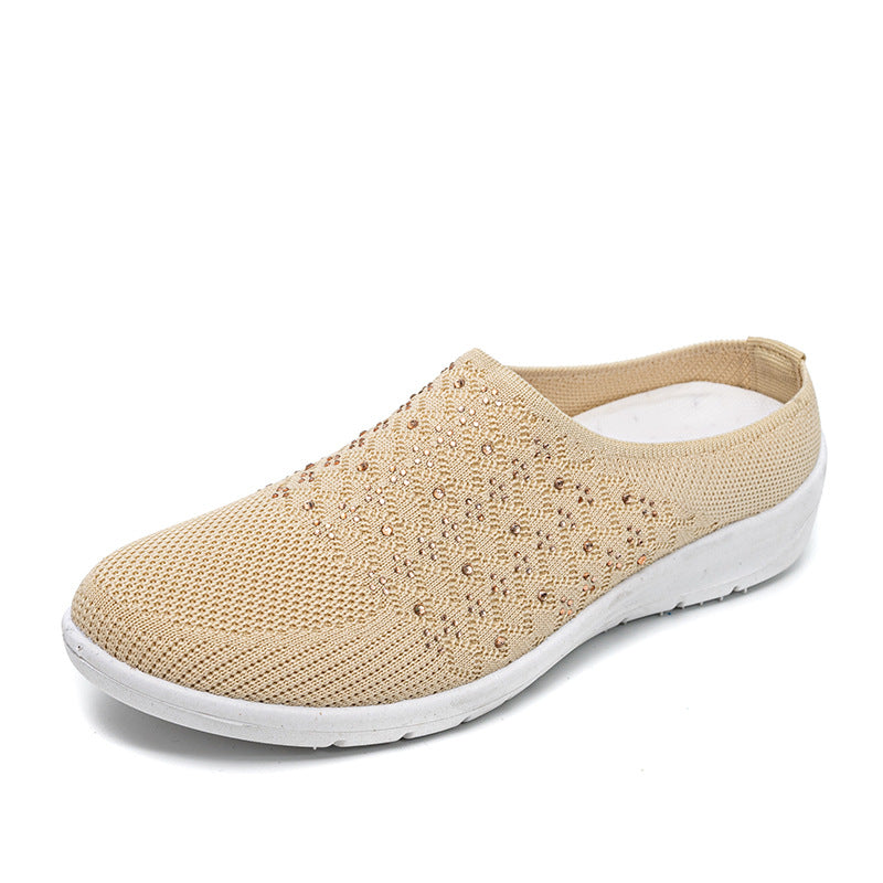 Damer eleganta och bekväma tofflor med strassprydnader Eva Jonsson-Eva Jonsson