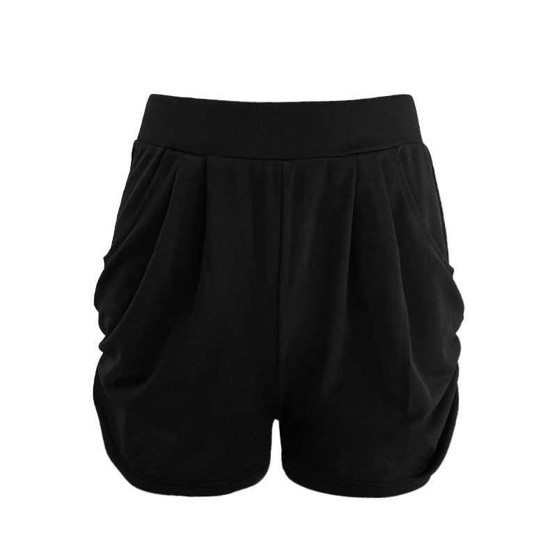 Damer eleganta shorts med sidofickor och elastisk midja Eva Jonsson-Eva Jonsson