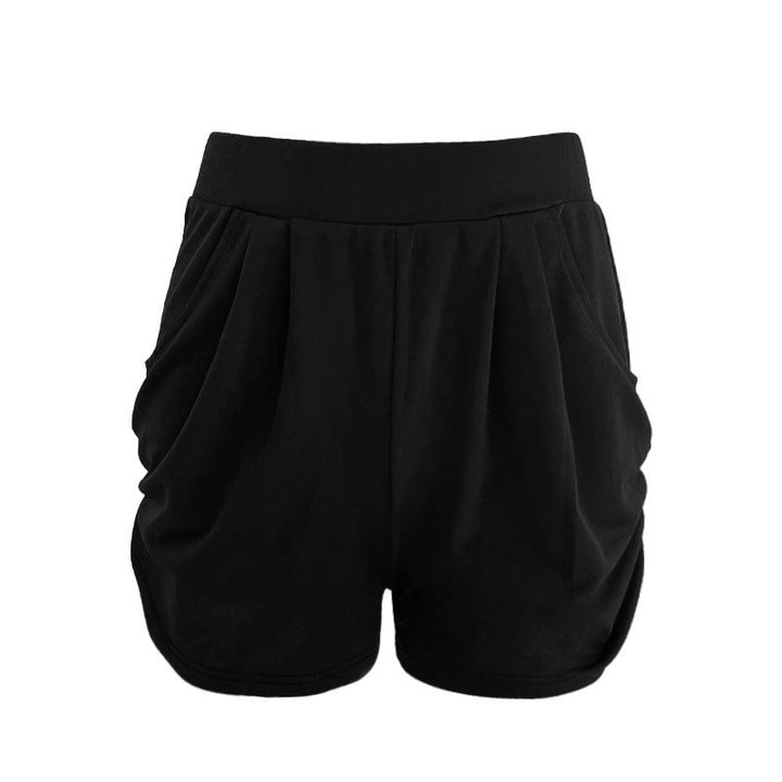 Damer eleganta shorts med sidofickor och elastisk midja Eva Jonsson-Eva Jonsson