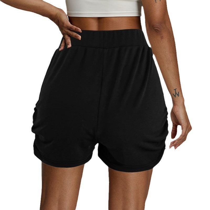 Damer eleganta shorts med sidofickor och elastisk midja Eva Jonsson-Eva Jonsson