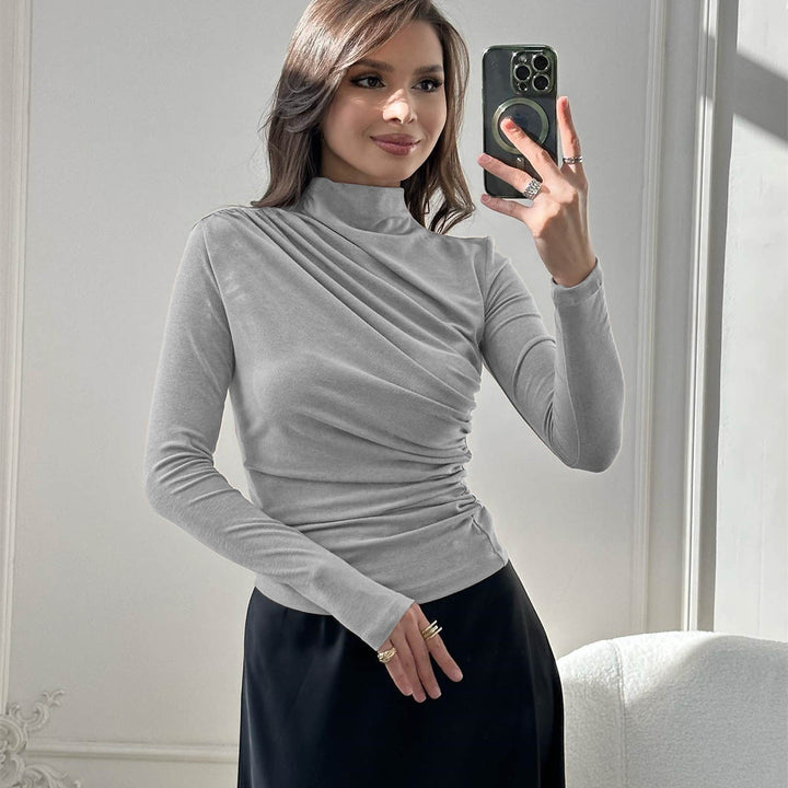 Damer eleganta topp med raffinerade draperingar Mirla-Eva Jonsson