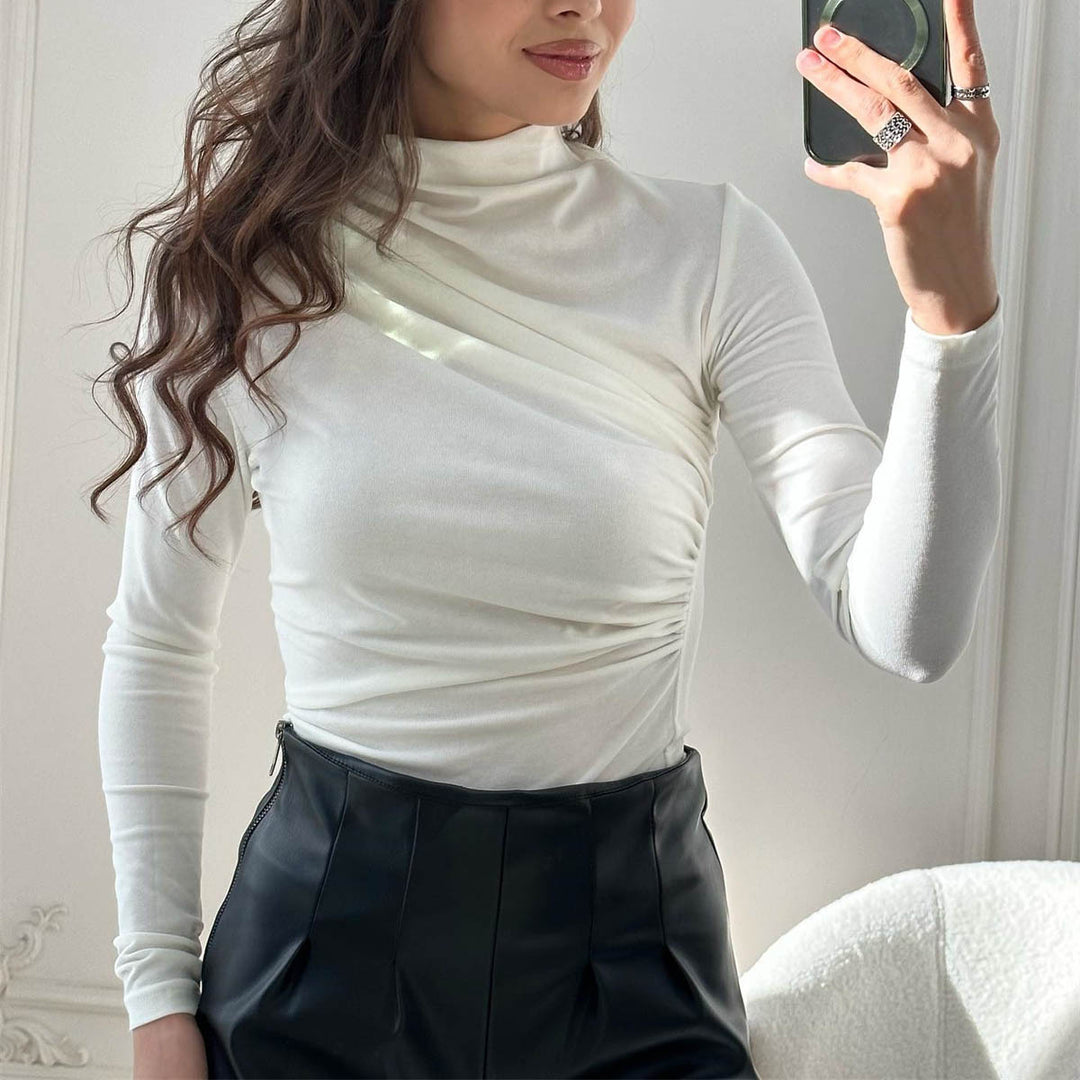 Damer eleganta topp med raffinerade draperingar Mirla-Eva Jonsson