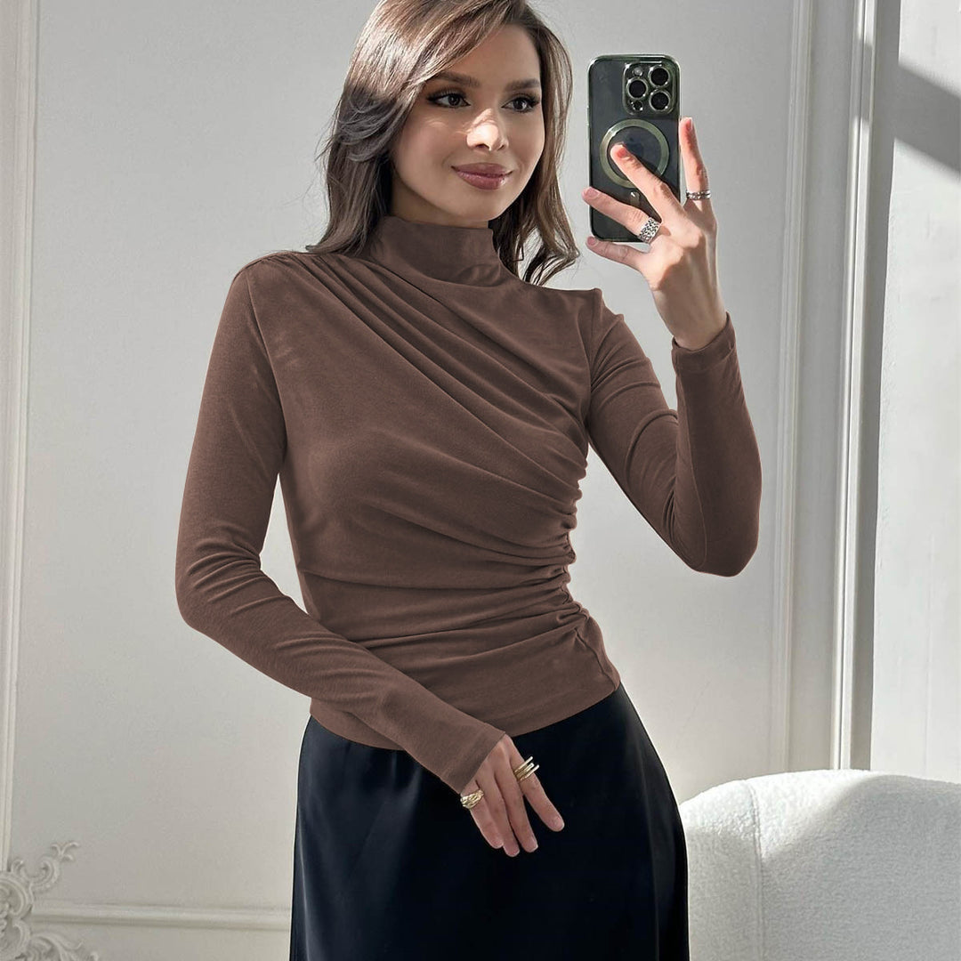 Damer eleganta topp med raffinerade draperingar Mirla-Eva Jonsson