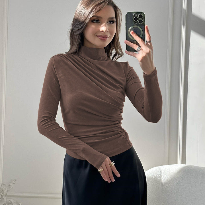 Damer eleganta topp med raffinerade draperingar Mirla-Eva Jonsson