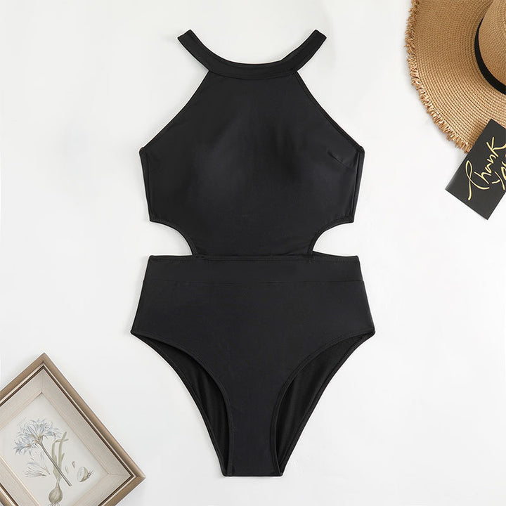 Damer enhet baddräkt med modig cut-out och sportig design Mirla-Eva Jonsson