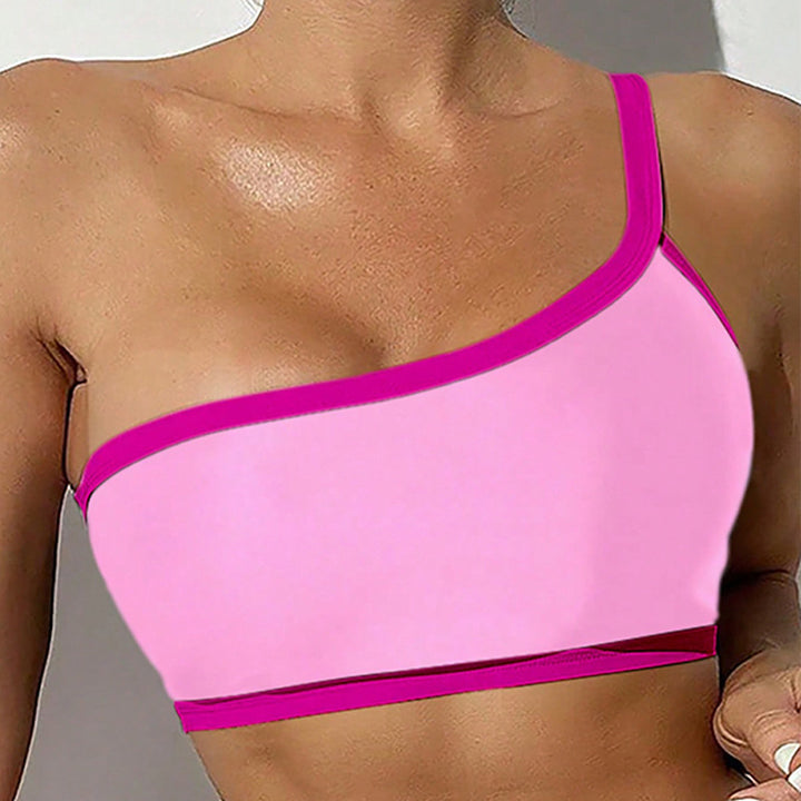 Damer enhetlig bikini med asymmetrisk snitt och brett bälte Mirla-Eva Jonsson