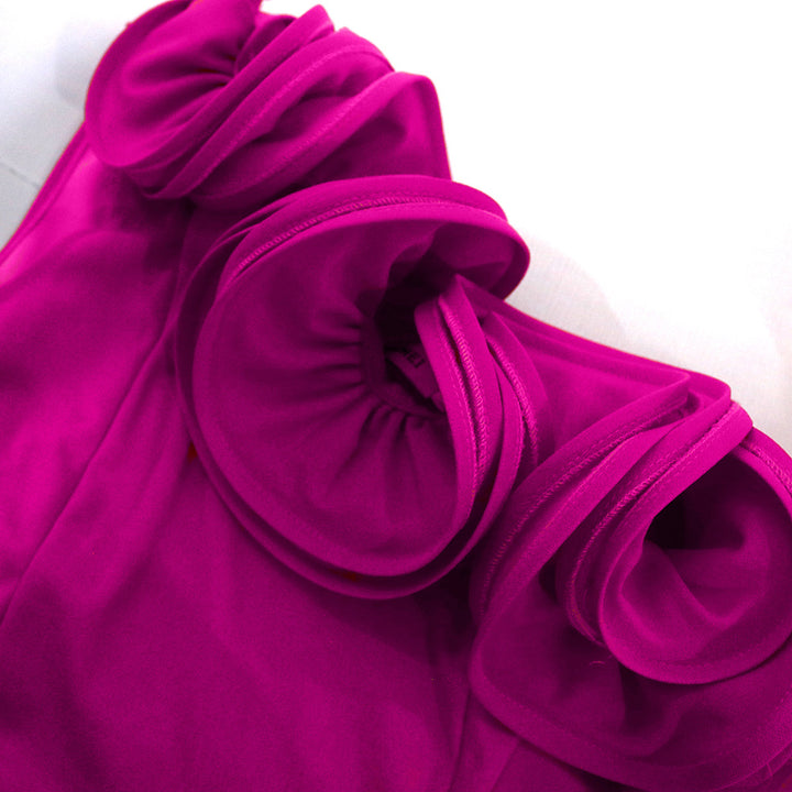 Damer ensidig jumpsuit med eleganta volanger Mirla-Eva Jonsson