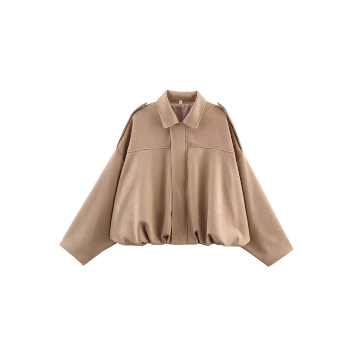 Damer exakt oversized-jacka med strukturerad design och praktiska detaljer Mirla-Eva Jonsson