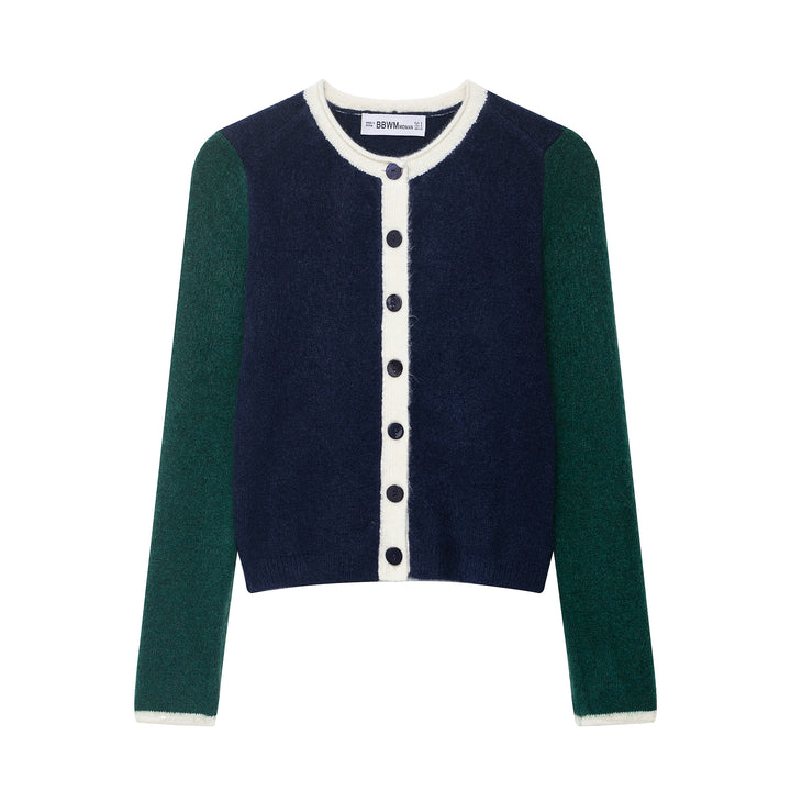 Damer fashionabel cardigan med dekorativa knappdetaljer Mirla-Eva Jonsson