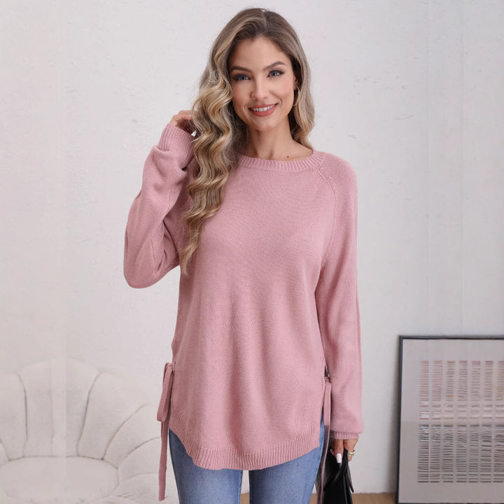 Damer fashionabel tröja med sidofästen Mirla-Eva Jonsson