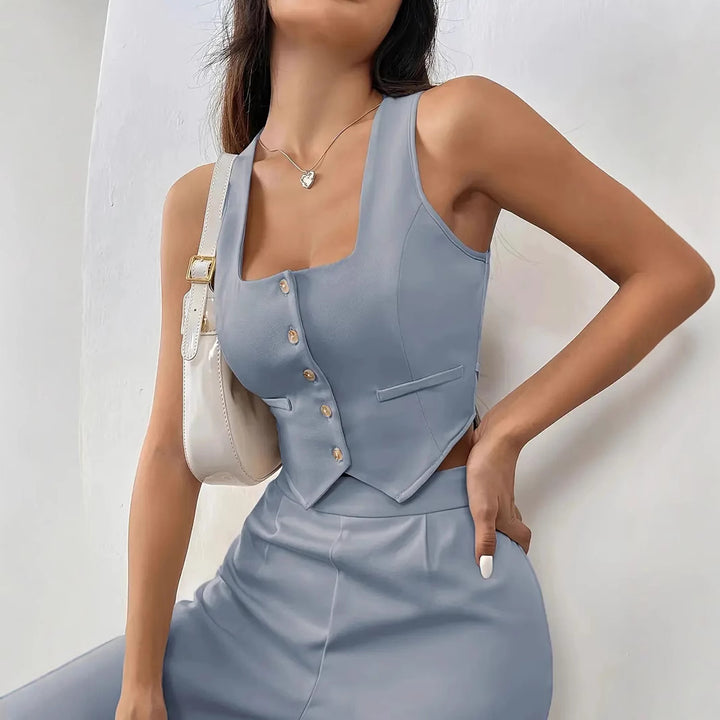 Damer fashionabel tvådelat set Eva Jonsson-Eva Jonsson