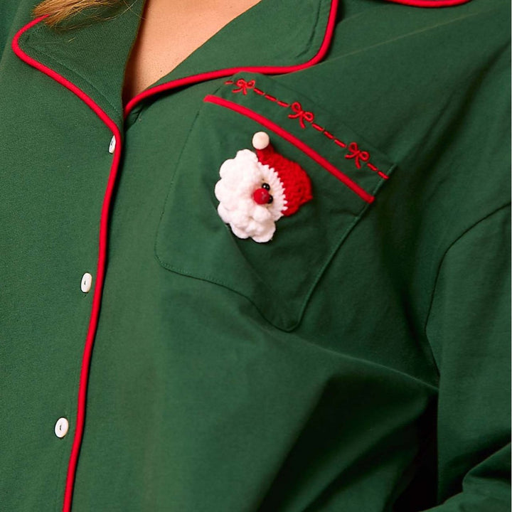 Damer festligt pyjamaset med broderade detaljer Eva Jonsson-Eva Jonsson