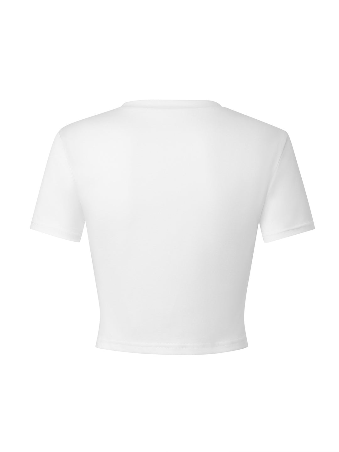 Damer figurnära crop-t-shirt i andningsbart material Mirla-Eva Jonsson
