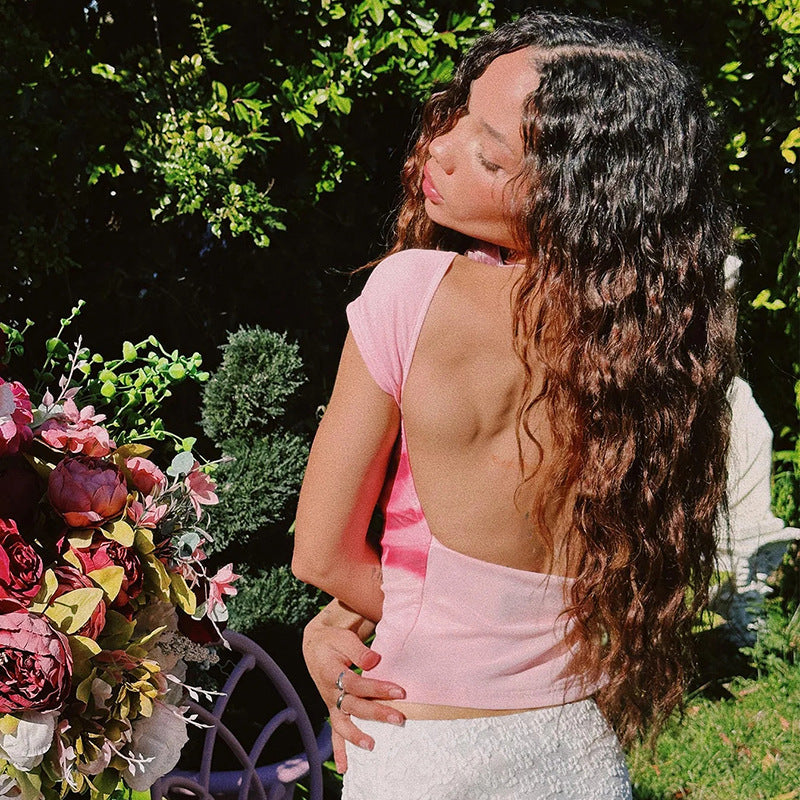 Damer figurnära topp med blommönster Mirla-Eva Jonsson