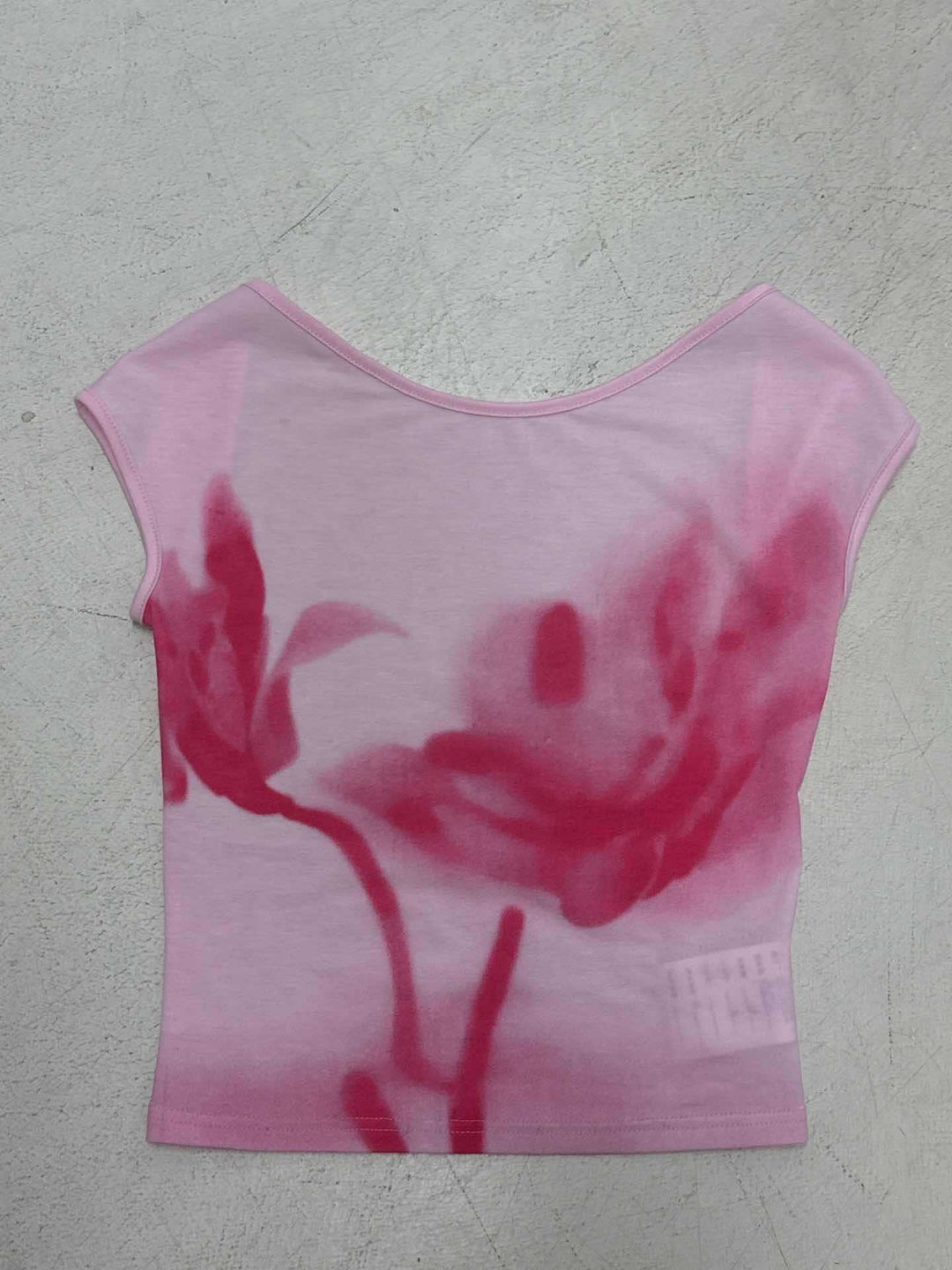 Damer figurnära topp med blommönster Mirla-Eva Jonsson