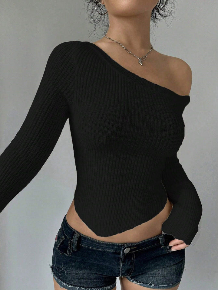 Damer figursydd Off-Shoulder Tröja Mirla-Eva Jonsson