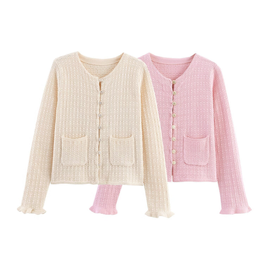 Damer fin cardigan med knappar och fickor Mirla-Eva Jonsson