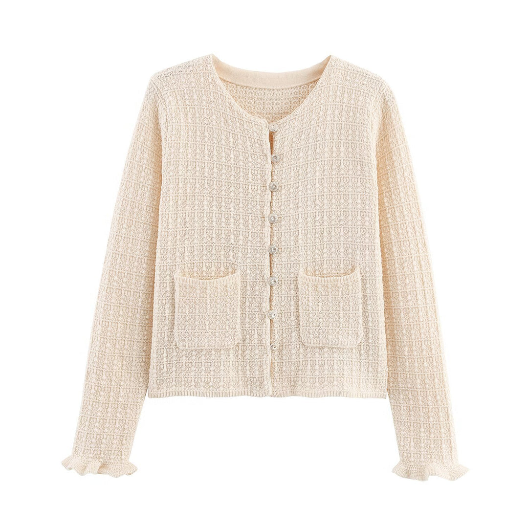 Damer fin cardigan med knappar och fickor Mirla-Eva Jonsson