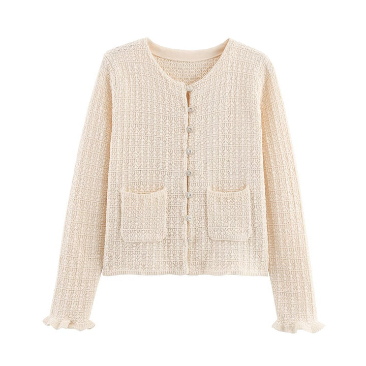 Damer fin cardigan med knappar och fickor Mirla-Eva Jonsson