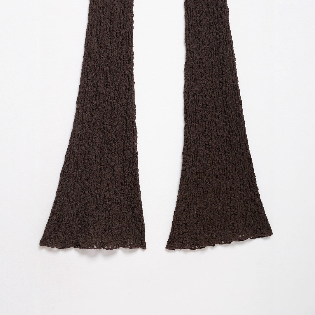 Damer flare leggings i virkdesign Mirla-Eva Jonsson