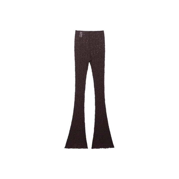 Damer flare leggings i virkdesign Mirla-Eva Jonsson