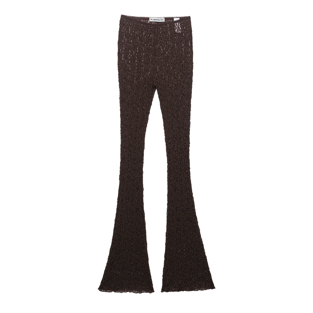 Damer flare leggings i virkdesign Mirla-Eva Jonsson