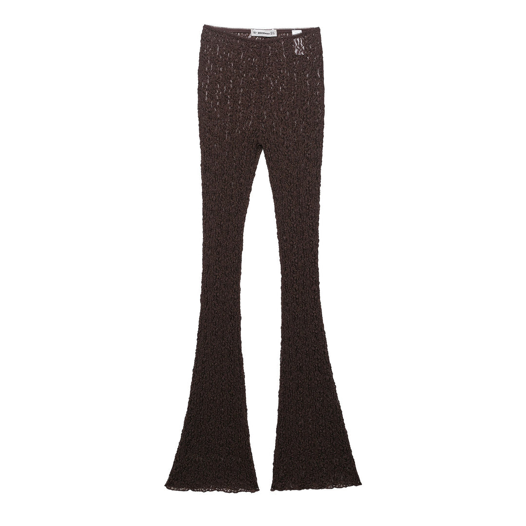 Damer flare leggings i virkdesign Mirla-Eva Jonsson