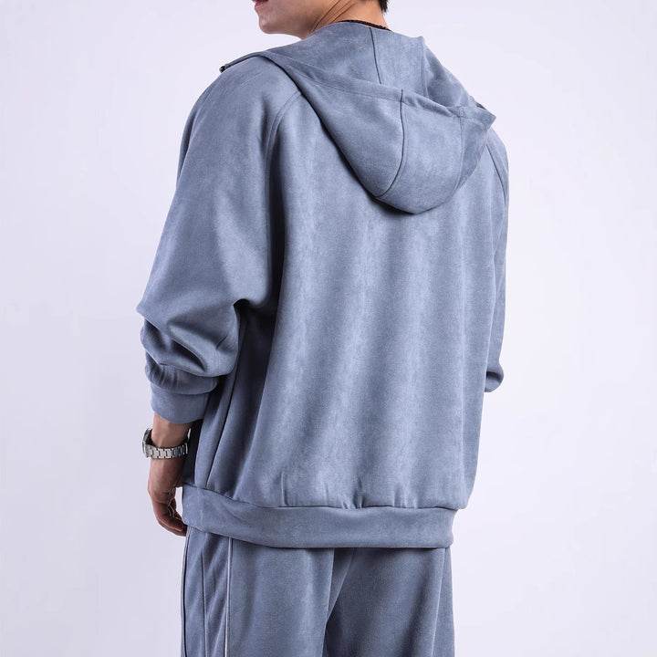 Damer fleece-hoodie med praktisk dragkedja fram och bekväm passform Mirla-Eva Jonsson