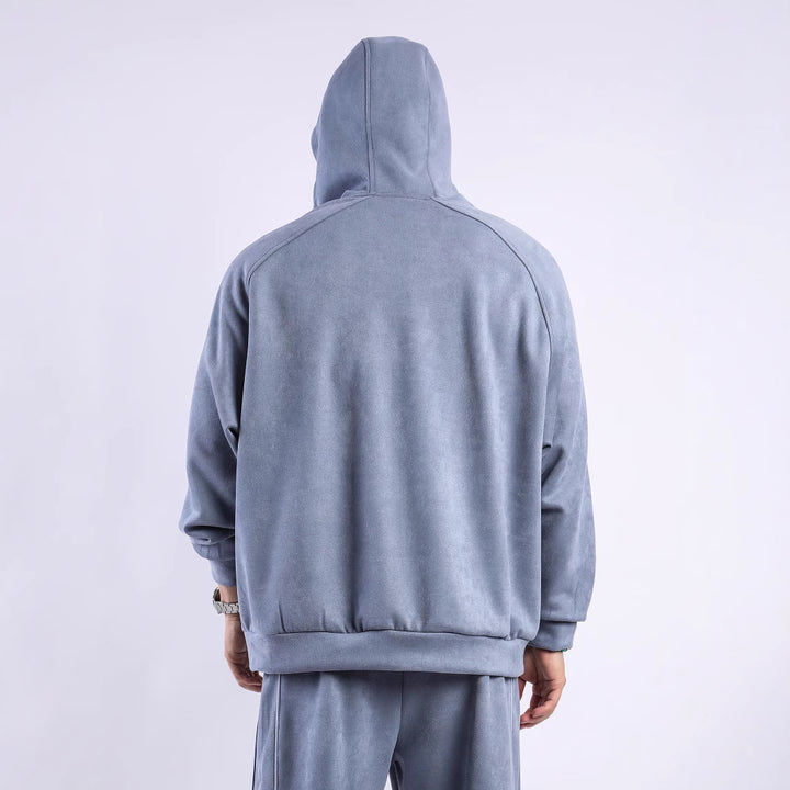 Damer fleece-hoodie med praktisk dragkedja fram och bekväm passform Mirla-Eva Jonsson